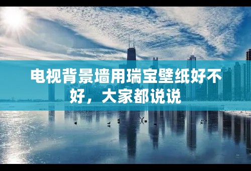 电视背景墙用瑞宝壁纸好不好，大家都说说