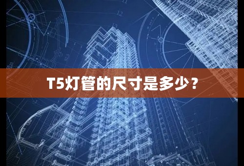 T5灯管的尺寸是多少？