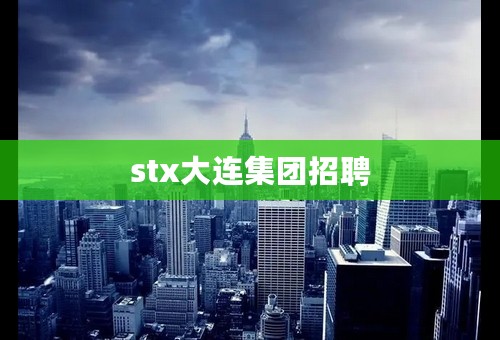 stx大连集团招聘