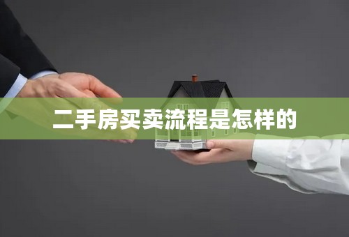 二手房买卖流程是怎样的