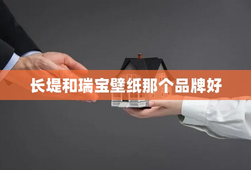 长堤和瑞宝壁纸那个品牌好