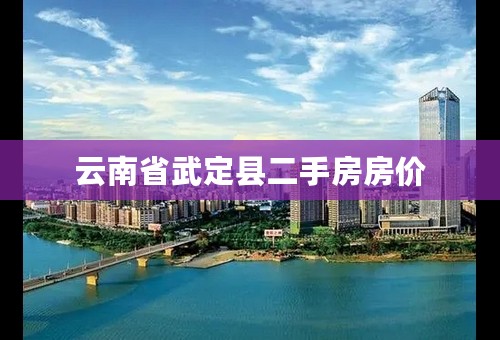 云南省武定县二手房房价