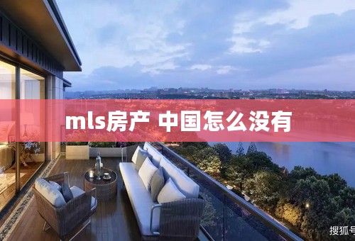 mls房产 中国怎么没有