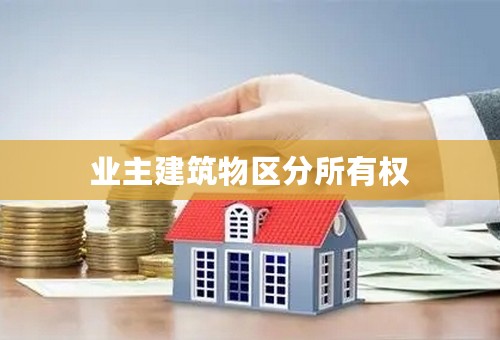 业主建筑物区分所有权