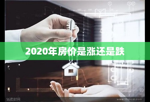 2020年房价是涨还是跌