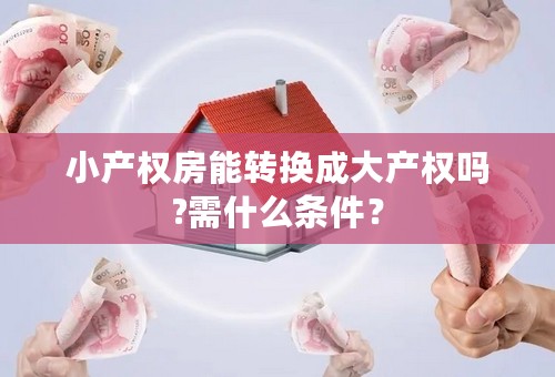 小产权房能转换成大产权吗?需什么条件？