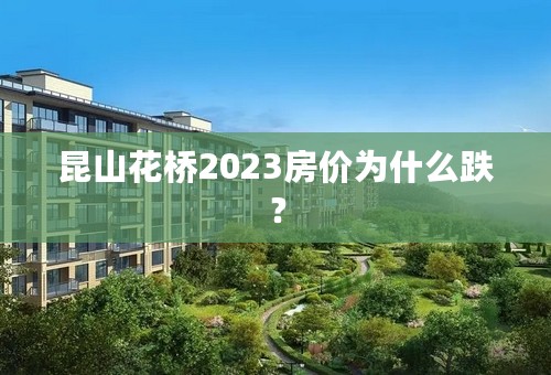 昆山花桥2023房价为什么跌？