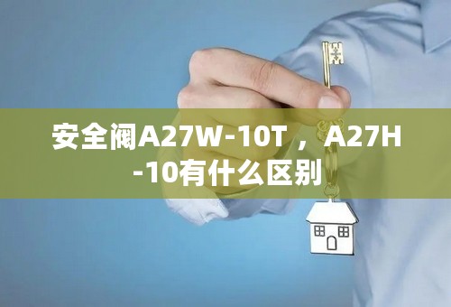 安全阀A27W-10T ，A27H-10有什么区别