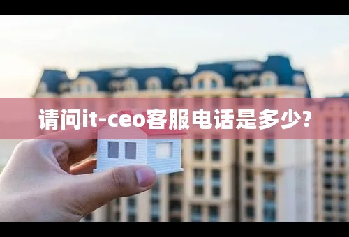 请问it-ceo客服电话是多少?