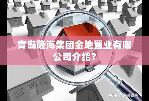 青岛隆海集团金地置业有限公司介绍？