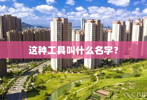 这种工具叫什么名字？