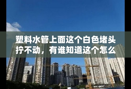 塑料水管上面这个白色堵头拧不动，有谁知道这个怎么弄掉吗？我想在那接个水龙头！谢谢，在线等