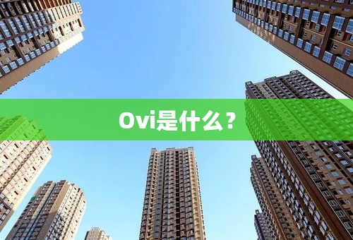 Ovi是什么？