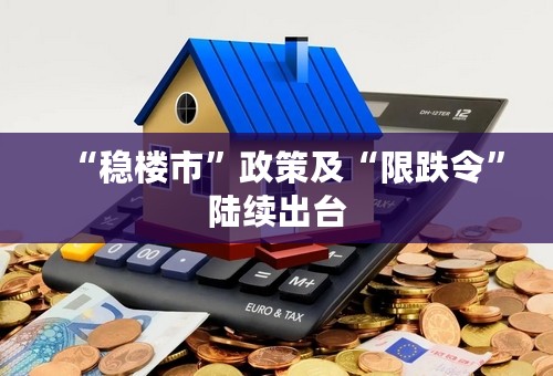 “稳楼市”政策及“限跌令”陆续出台