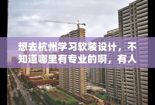 想去杭州学习软装设计，不知道哪里有专业的啊，有人了解吗？