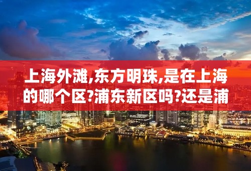 上海外滩,东方明珠,是在上海的哪个区?浦东新区吗?还是浦西？