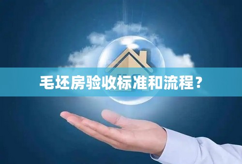 毛坯房验收标准和流程？