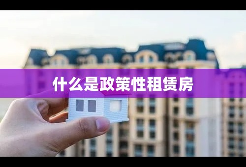 什么是政策性租赁房