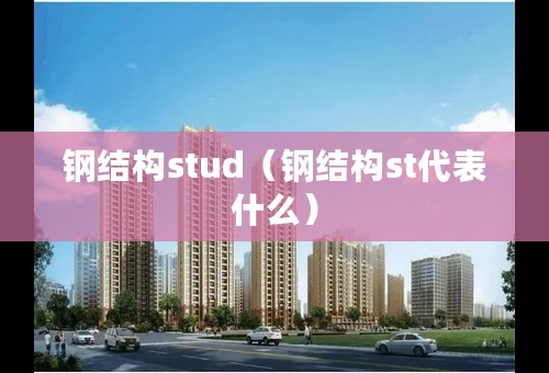 钢结构stud（钢结构st代表什么）