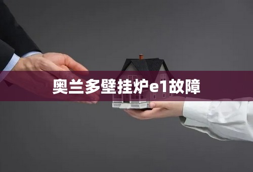 奥兰多壁挂炉e1故障