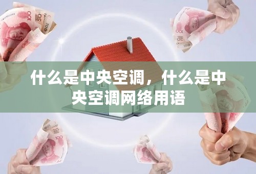 什么是中央空调，什么是中央空调网络用语