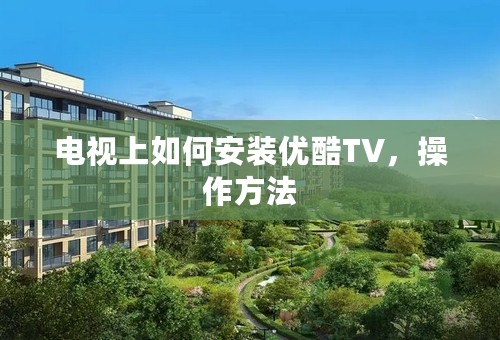 电视上如何安装优酷TV，操作方法