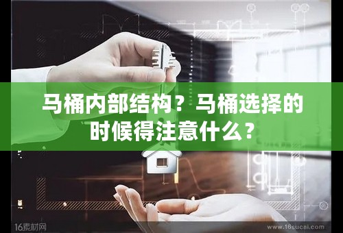 马桶内部结构？马桶选择的时候得注意什么？