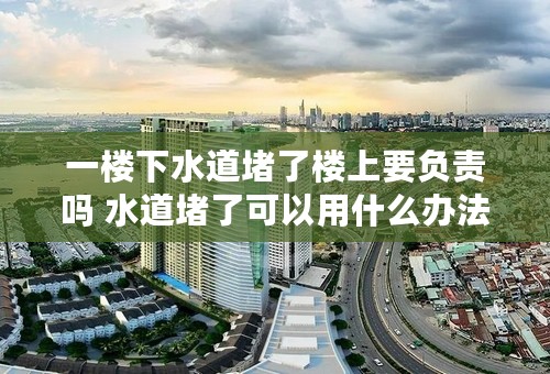 一楼下水道堵了楼上要负责吗 水道堵了可以用什么办法