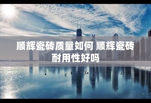 顺辉瓷砖质量如何 顺辉瓷砖耐用性好吗