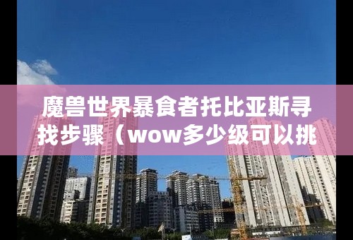 魔兽世界暴食者托比亚斯寻找步骤（wow多少级可以挑战托比亚斯）