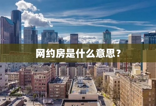 网约房是什么意思？