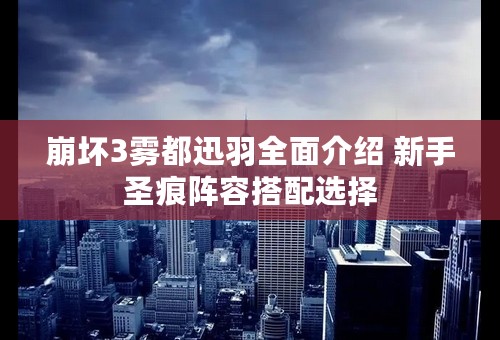 崩坏3雾都迅羽全面介绍 新手圣痕阵容搭配选择