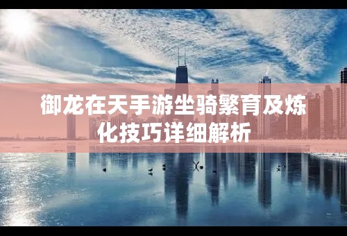 御龙在天手游坐骑繁育及炼化技巧详细解析