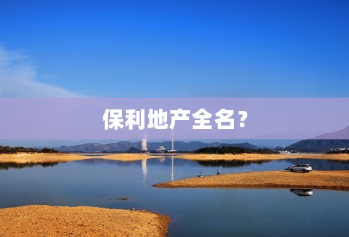 保利地产全名？