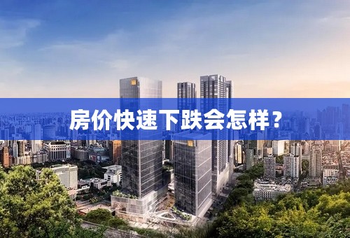 房价快速下跌会怎样？