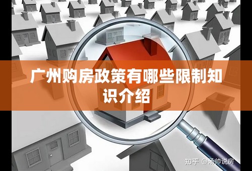 广州购房政策有哪些限制知识介绍