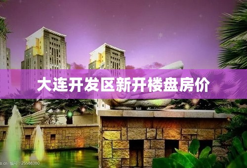 大连开发区新开楼盘房价