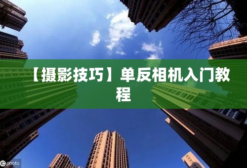 【摄影技巧】单反相机入门教程