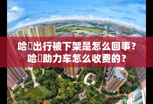 哈啰出行被下架是怎么回事？哈啰助力车怎么收费的？