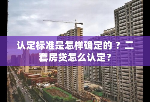 认定标准是怎样确定的 ？二套房贷怎么认定？